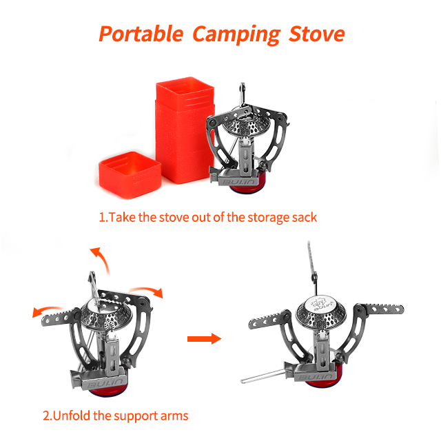 Mini Single Burner CE Camping Gasherd zum Angeln